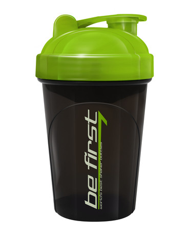 BE FIRST Шейкер 500 мл Черно-зеленый (TS1327-GRE)/ — 65fit