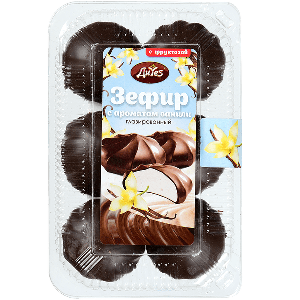 Зефир ванильный в шоколадной глазури на фруктозе 200гр, DiYes — 65fit