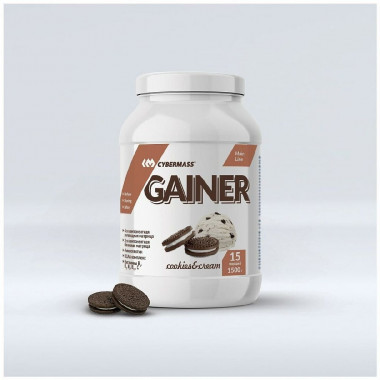 Gainer печенье-крем 1500gr, Cybermass — 65fit