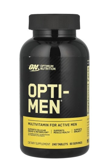 #Optimum Nutrition Витамины Opti-Men 240 таблеток — 65fit