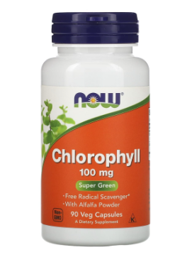 #NOW Chlorophyll 100mg 90 vcaps фото 1 — 65fit