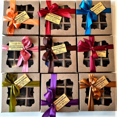 Изделия фигурные из шоколадной глазури Бабочки ассорти, SladMiks — 65fit