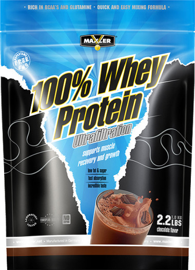 100% Whey Protein Ultrafiltration Chocolate 1000g, Maxler — 65fit