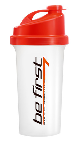 Спортивный шейкер красный 700мл, BE FIRST — 65fit