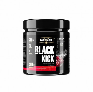 #MAXLER Энергетик Black Kick Вишня банка 500г — 65fit
