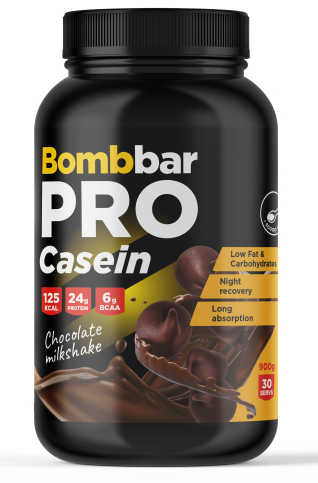 BOMBBAR Pro Casein "Шоколадный Милкшейк" 900г фото 1 — 65fit