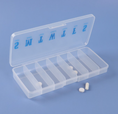 Таблетница 7 секций 21*9,5*3см  4103926 &mdash; 65fit