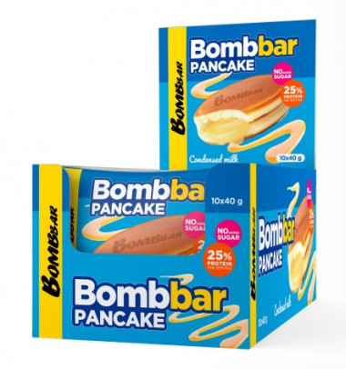 BOMBBAR Панкейк неглазированный &quot;Сгущенка&quot; 40г/10 — 65fit