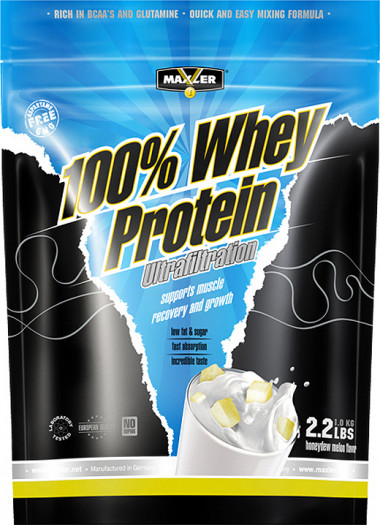100% Whey Protein Ultrafiltration Honeydew Melon 1000g, Maxler — 65fit