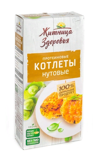 ЖИТНИЦА ЗДОРОВЬЯ Котлеты нутовые 200г — 65fit