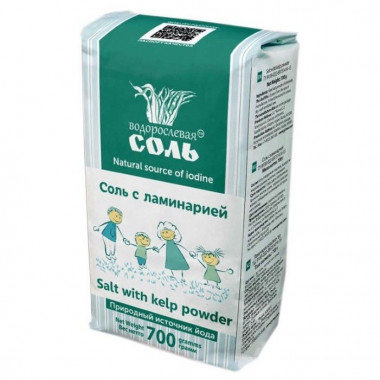 ВОДОРОСЛЕВАЯ СОЛЬ™ Смесь &quot;Соль с ламинарией&quot; 700 г — 65fit