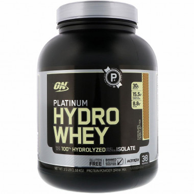ON PLATINUM HYDROWHEY Протеин Шоколад-арахисовое масло 3.5 lb (1,59кг) — 65fit