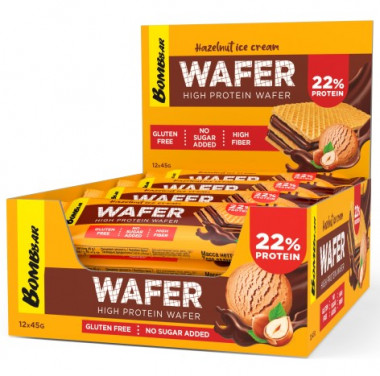 BOMBBAR Батончик вафельный "Ореховый пломбир в шоколаде" 45/20 &mdash; 65fit