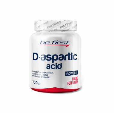 BE FIRST D-Aspartic Acid powder Без вкуса 100г — 65fit