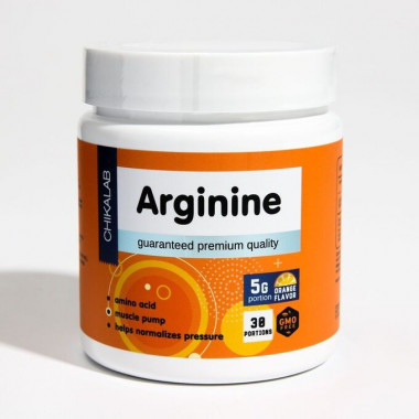 CHICALAB Напиток растворимый &quot;Аргинин со вкусом Апельсина&quot; 150гр — 65fit