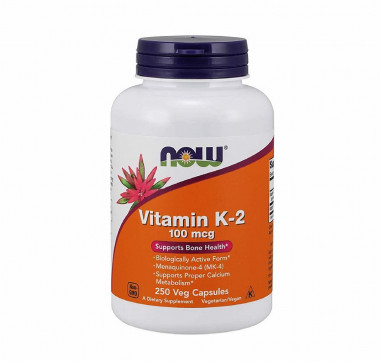 #NOW Vitamin K-2 100mcg 250 vcap — 65fit