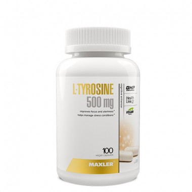 # Maxler L-Tyrosine 500 mg 100 Vegetable Capsules — 65fit