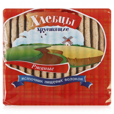 ДИАДАР Хлебцы хрустящие Ржаные 100г — 65fit