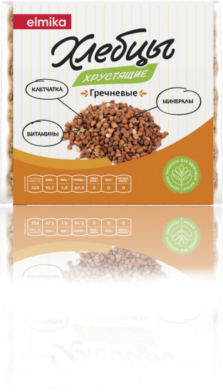 ELMIKA Хлебцы хрустящие &quot;Гречневые&quot; 110г — 65fit