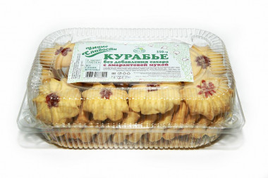 УМНЫЕ СЛАДОСТИ Печенье курабье без сахара с амарантовой мукой 350г &mdash; 65fit