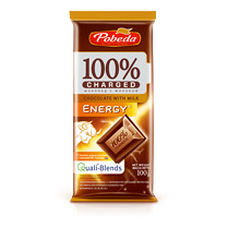 Шоколад с молоком Чаржед Энержи 100г, Победа вкуса — 65fit