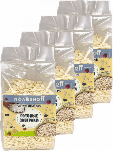 КОМПАС ЗДОРОВЬЯ Взорванные зерна риса 90г — 65fit