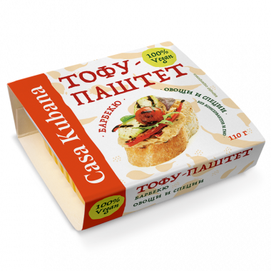 CASA KUBANA Тофу-паштет &quot;Барбекю&quot; 110г — 65fit