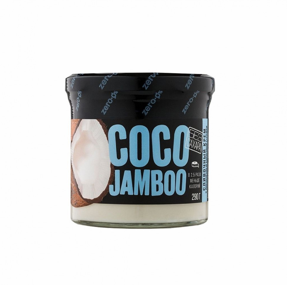 Сливочный крем СОСО Jamboo с кокосовой стружки 290гр (Мистер Джемус) фото 1 — 65fit