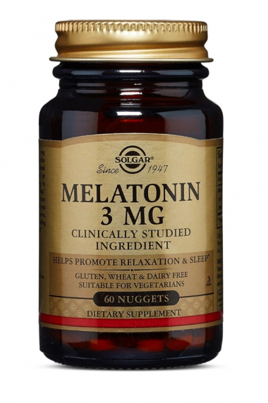 #SOLGAR Melatonin 3 mg 60 nuggets — 65fit