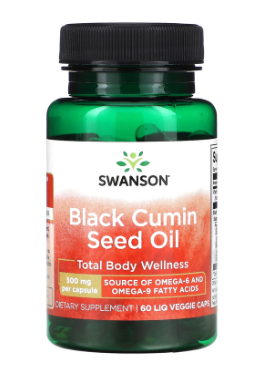 #Swanson Black Cumin Seed Oil 500 mg 60 Liq Vegcap фото 1 — 65fit