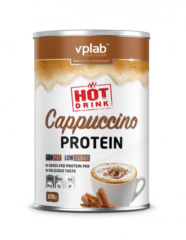 Cappuccino Protein 370г, VPlab — 65fit