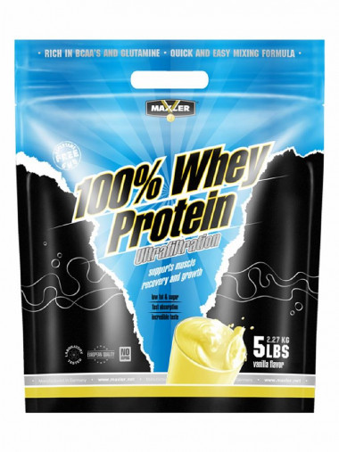 100% Whey Protein Ultrafiltration Vanilla 2270g, Maxler — 65fit