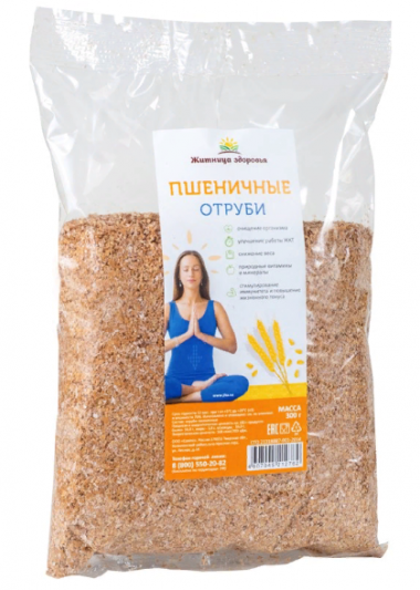 ЖИТНИЦА ЗДОРОВЬЯ Отруби пшеничные 300г — 65fit