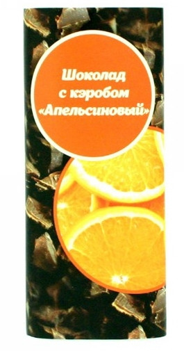 Шоколад с кэробом Апельсиновый 50гр, Vegan Food — 65fit