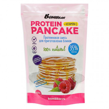 BOMBBAR Смесь для приготовления блинчиков &quot;Малина&quot; 420г — 65fit