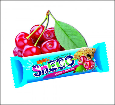 ЛЮБЭЛЬ Батончик &quot;СнЭКО &quot;Вишня + мюсли&quot; 30г — 65fit