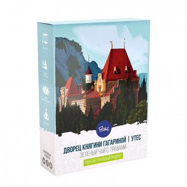 FLORIS Чай зеленый с травами &quot;Дворец Княгини Гагариной │Утес&quot; 40г — 65fit