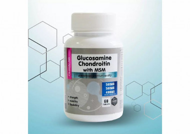 CHIKALAB Глюкозамина Хондроитин МСМ, 60 таблеток — 65fit