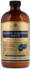 SOLGAR Liquid Calcium Magnesium Citrate with Vitamin D3 Голубика473 ml фото 1 — 65fit