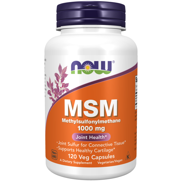 NOW MSM 1000mg 120 Capsules фото 1 — 65fit
