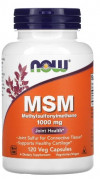 NOW MSM 1000mg 120 Capsules фото 2 — 65fit
