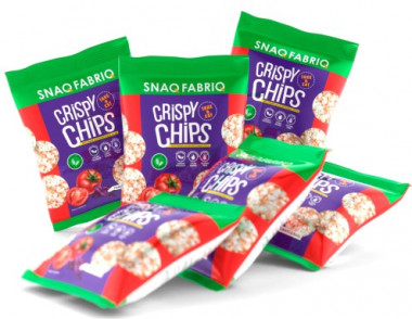 SNAQ FABRIQ Чипсы цельнозерновые &quot;Томат и базилик&quot; 50г — 65fit