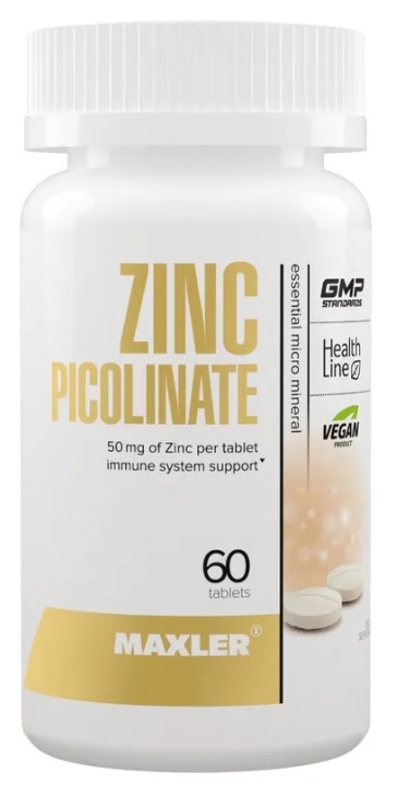 #MAXLER Zinc Picolinate 50mg 60 caps — 65fit