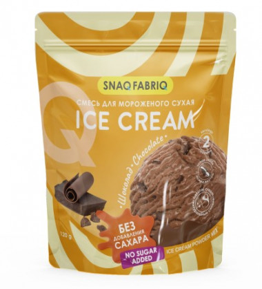 SNAQ FABRIQ Десерты (сухие). Смесь для мороженого сухая &quot;Шоколад&quot; 120г — 65fit