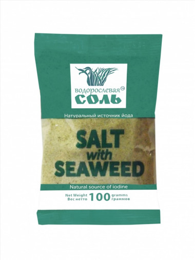 ВОДОРОСЛЕВАЯ СОЛЬ™ Смесь &quot;Соль с ламинарией&quot; 100 г — 65fit
