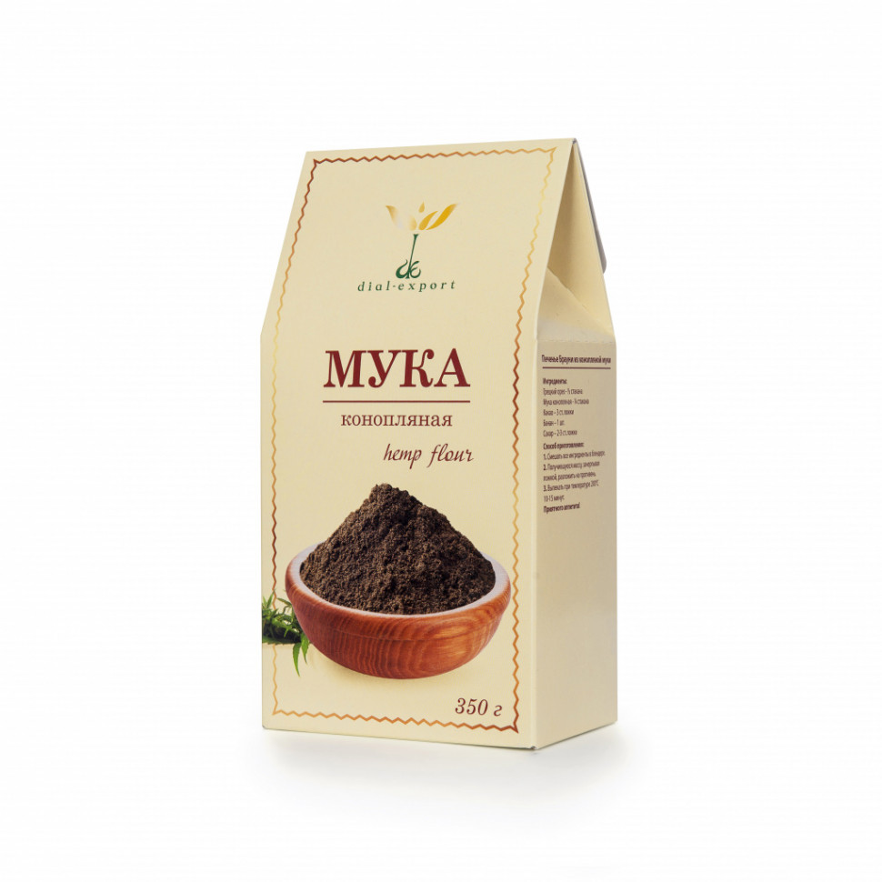 DIAL-EXPORT Мука конопляная 350г фото 1 — 65fit