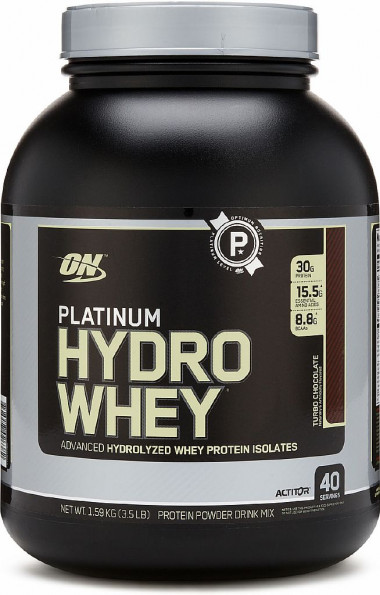 ON PLATINUM HYDROWHEY Протеин Турбо Шоколад 3.5 lb (1,59кг) — 65fit