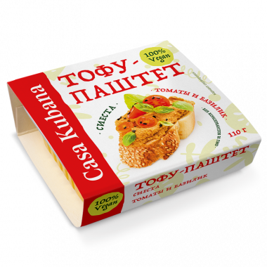 CASA KUBANA Тофу-паштет &quot;Сиеста&quot; 110г — 65fit