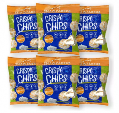 SNAQ FABRIQ Чипсы цельнозерновые &quot;Сметана и зеленый лук&quot; 50г — 65fit