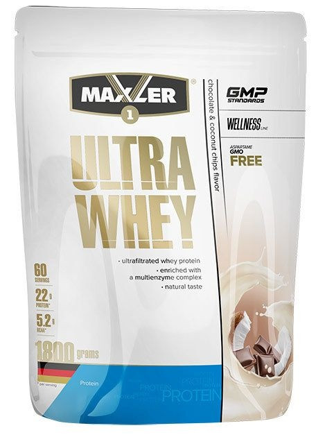 #Maxler Ultra Whey 1800g bag Шоколад с кокосов. чипсами фото 1 — 65fit